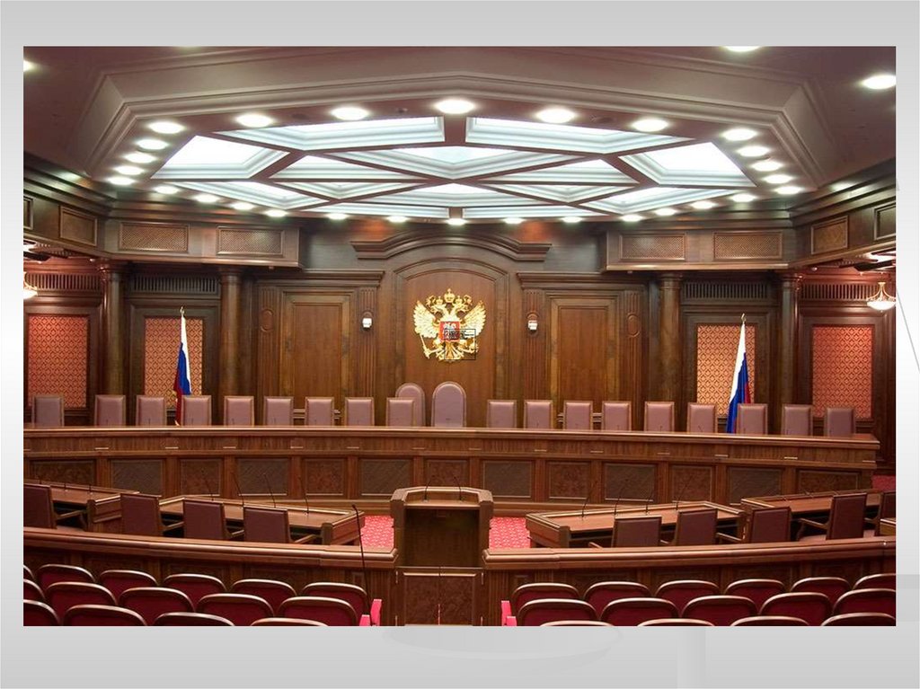 Конституционный Суд РФ(состоит из 19 судей)