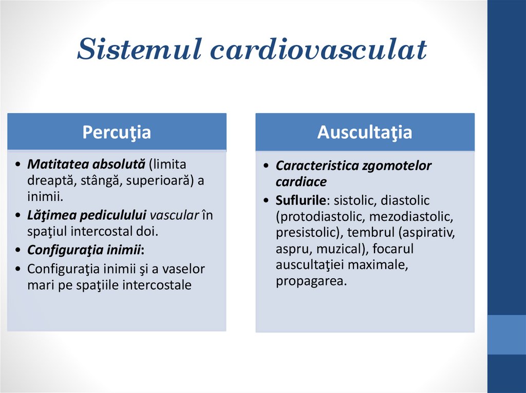 Sistemul cardiovasculat