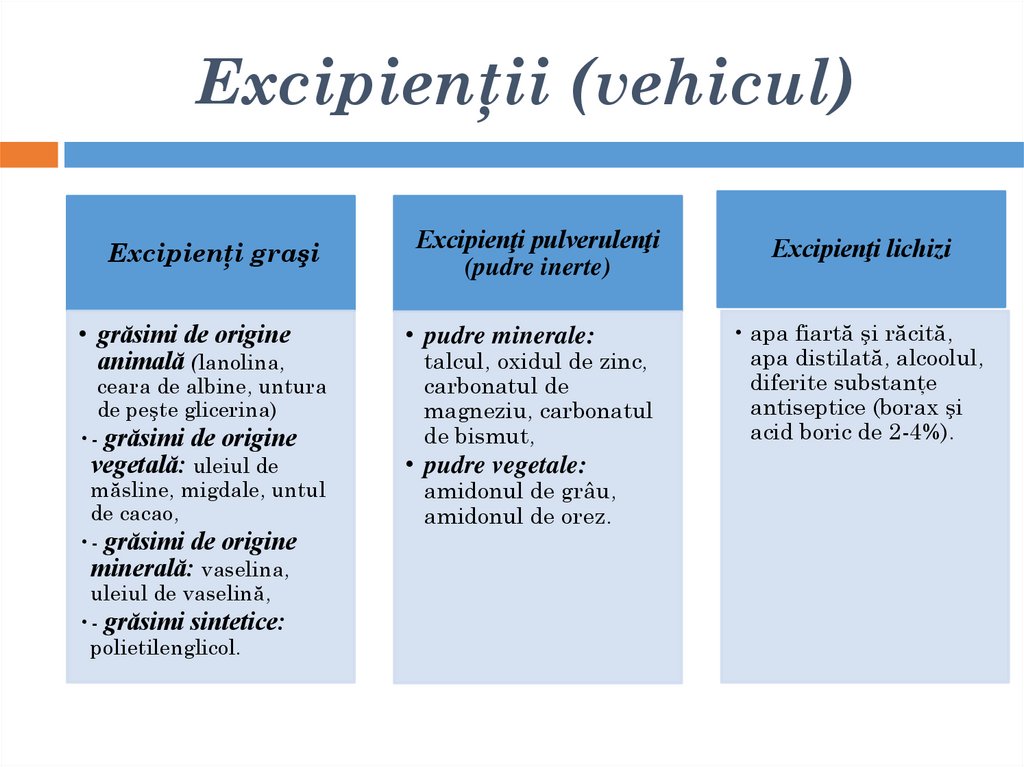 Excipienţii (vehicul)