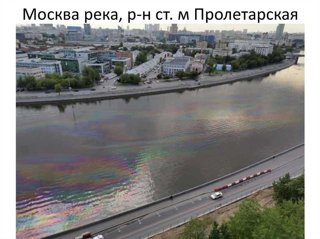 Москва река, р-н ст. м Пролетарская