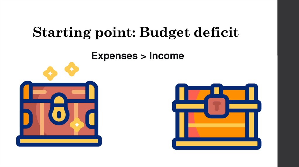 Starting point: Budget deficit