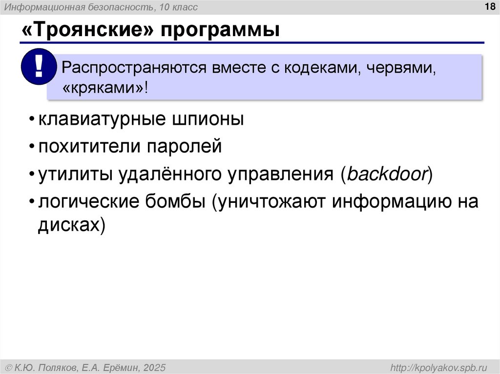 «Троянские» программы