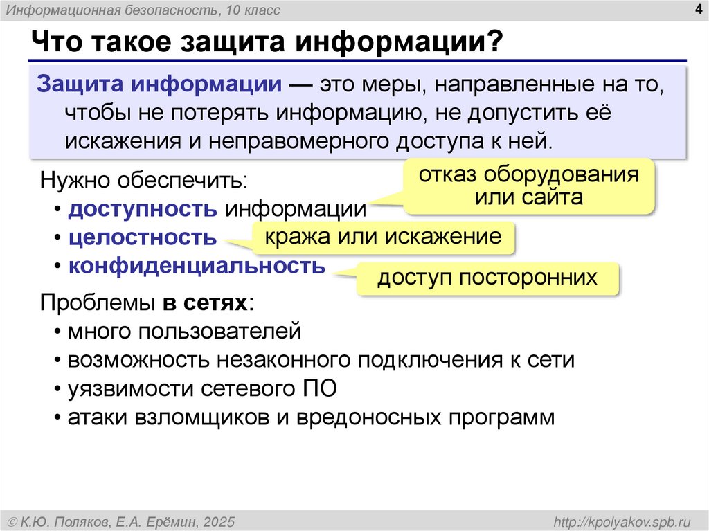 Что такое защита информации?