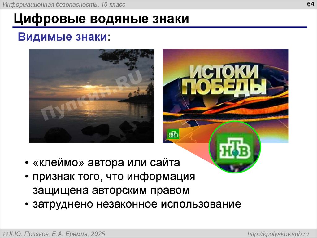 Цифровые водяные знаки