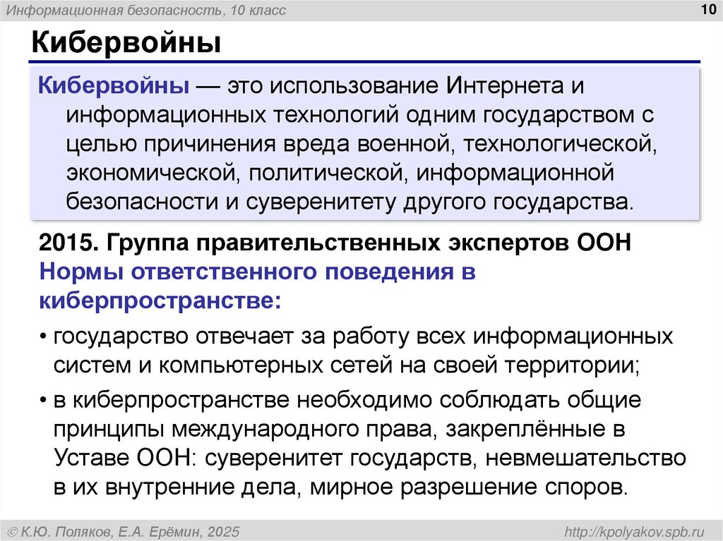 Кибервойны