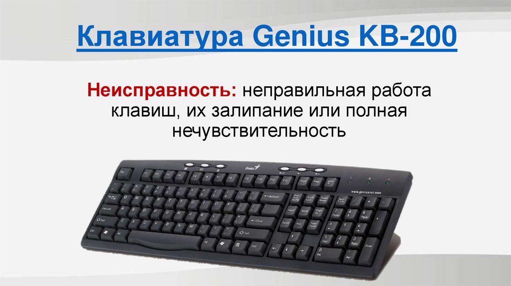 Клавиатура Genius KB-200