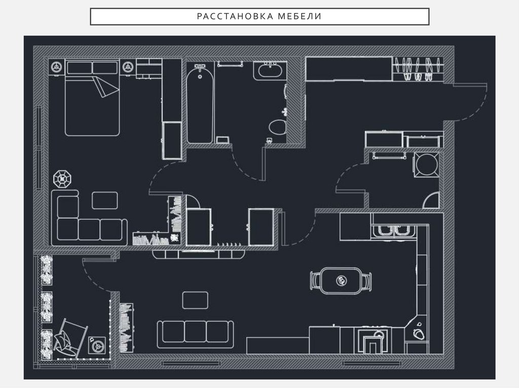 Расстановка мебели