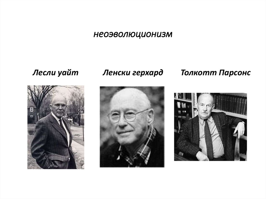 неоэволюционизм