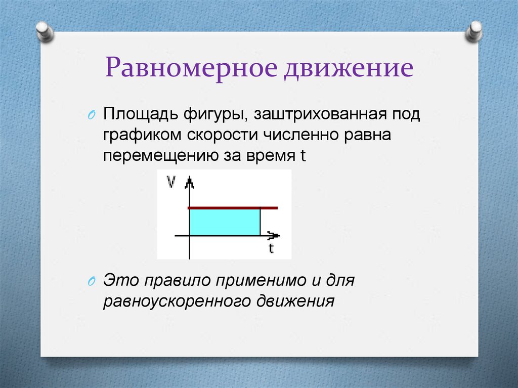 Равномерное движение