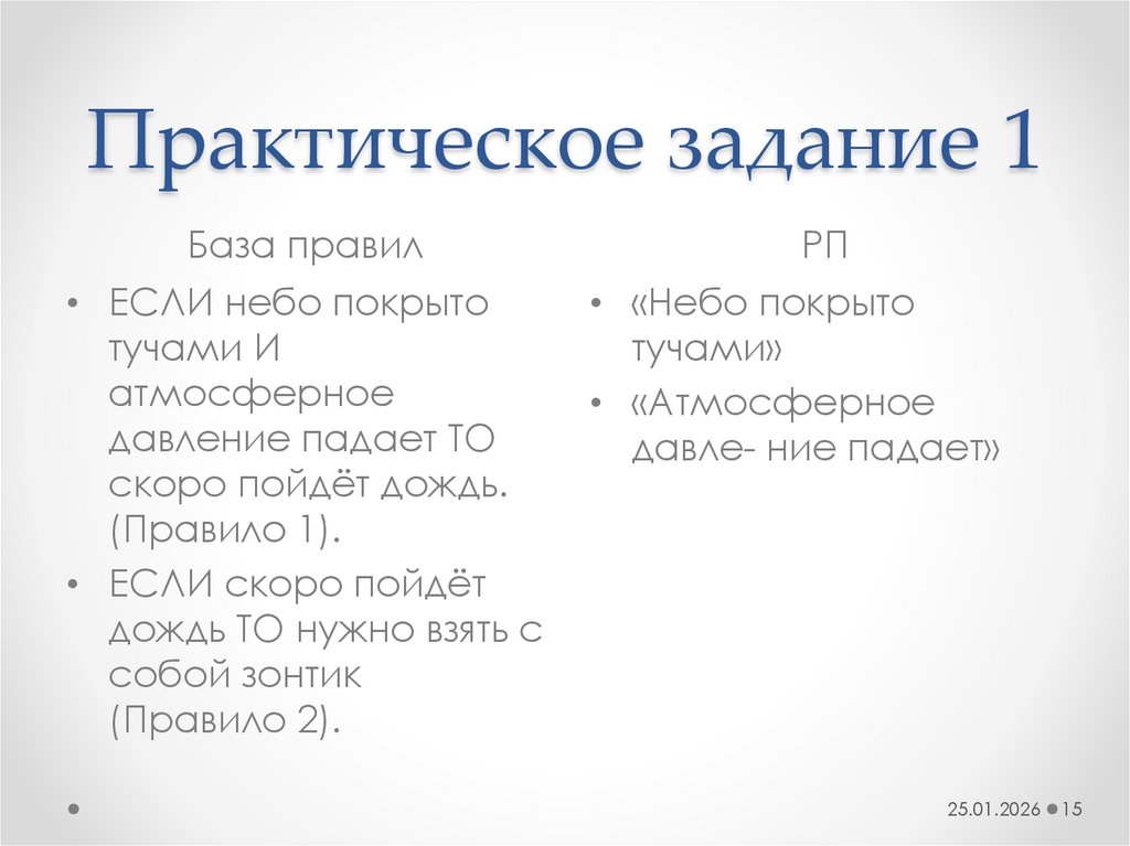 Практическое задание 1