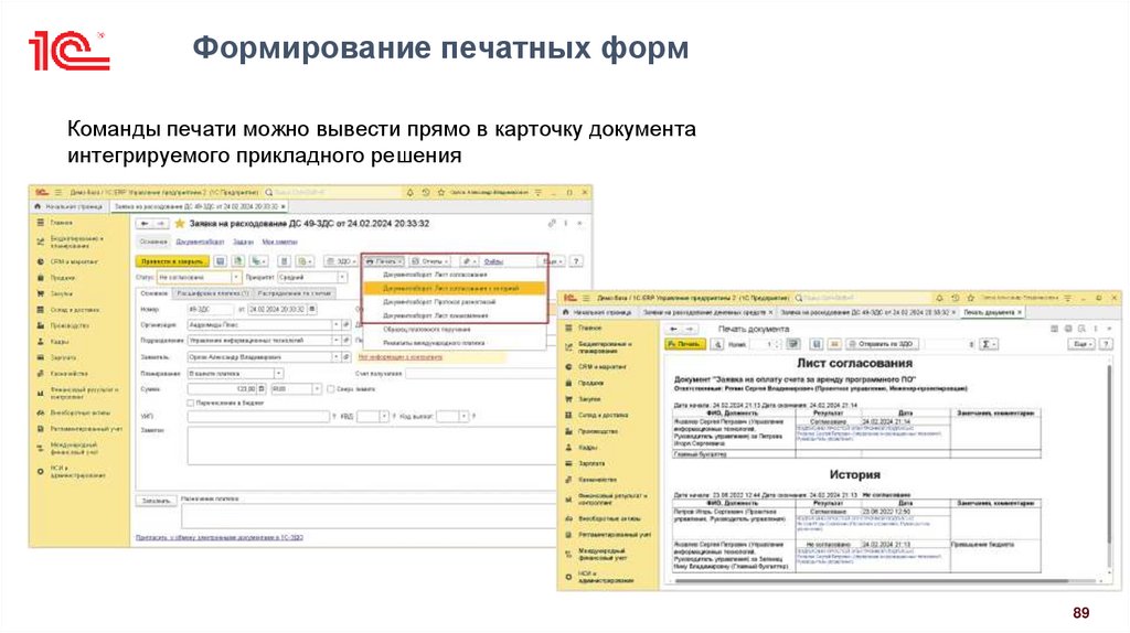 Формирование печатных форм