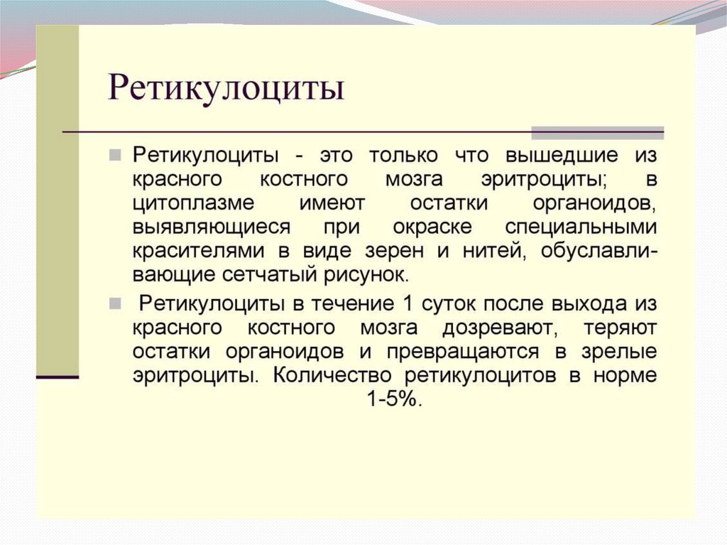 Оксифильные нормобласты