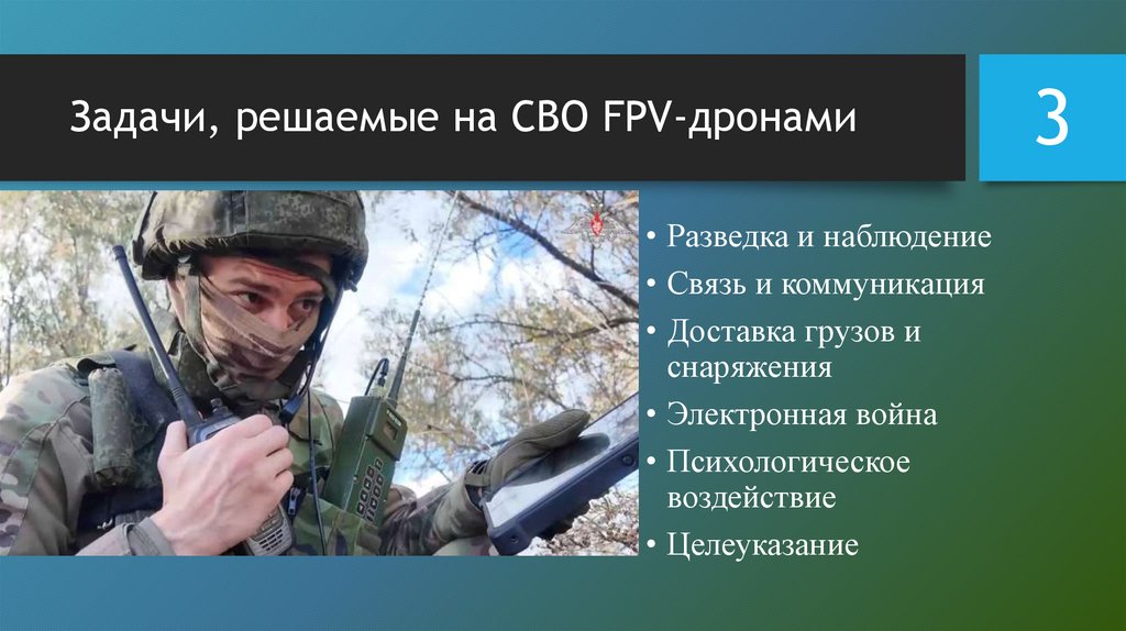 Задачи, решаемые на СВО FPV-дронами