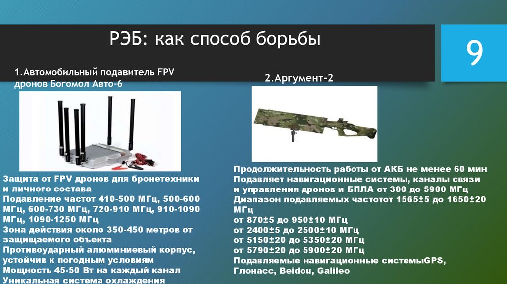 РЭБ: как способ борьбы