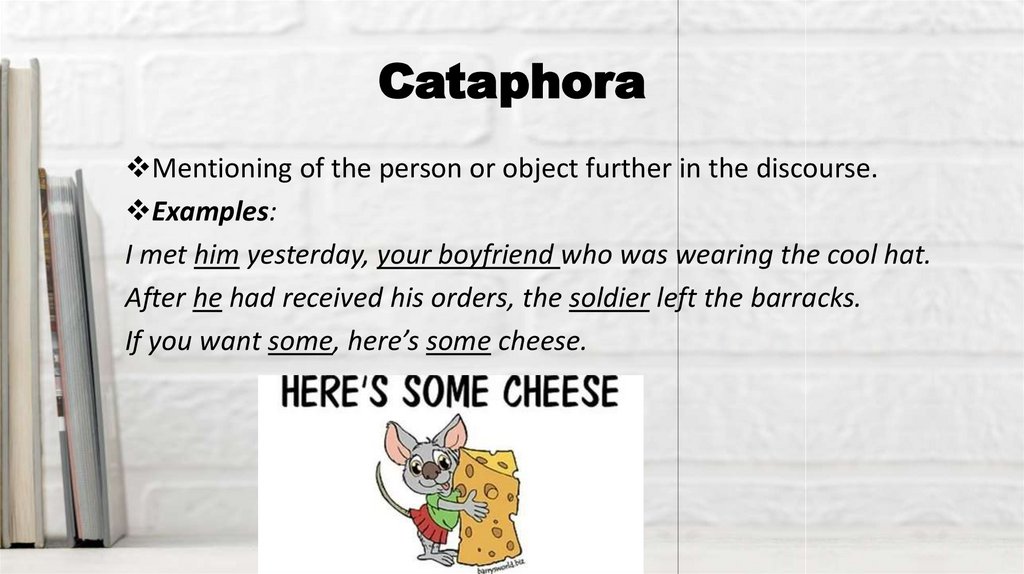 Cataphora