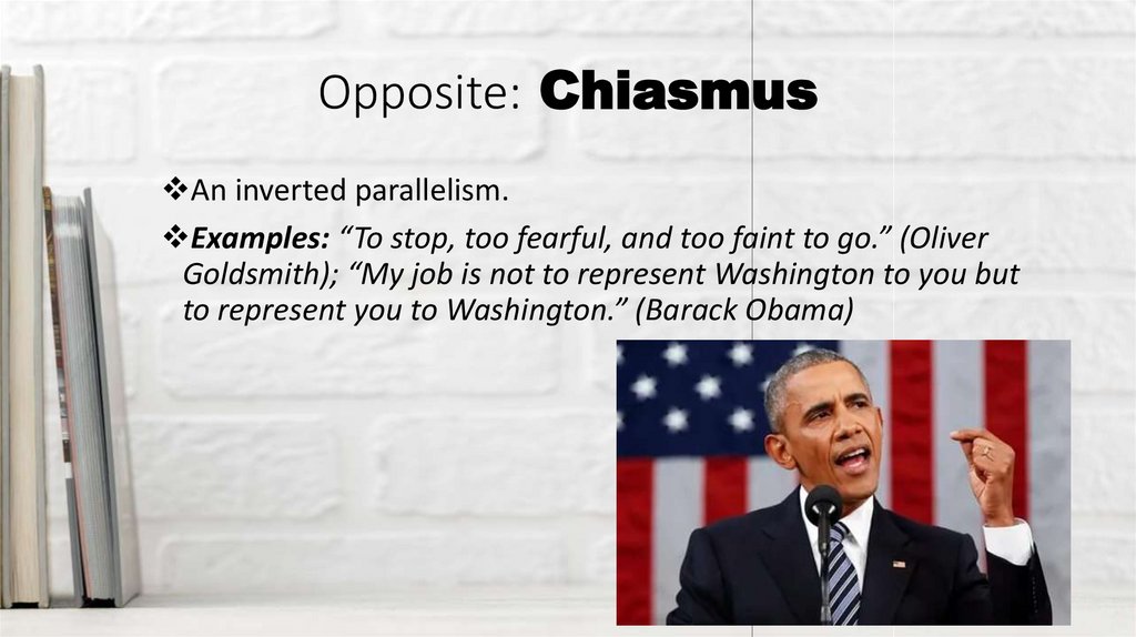 Opposite: Chiasmus