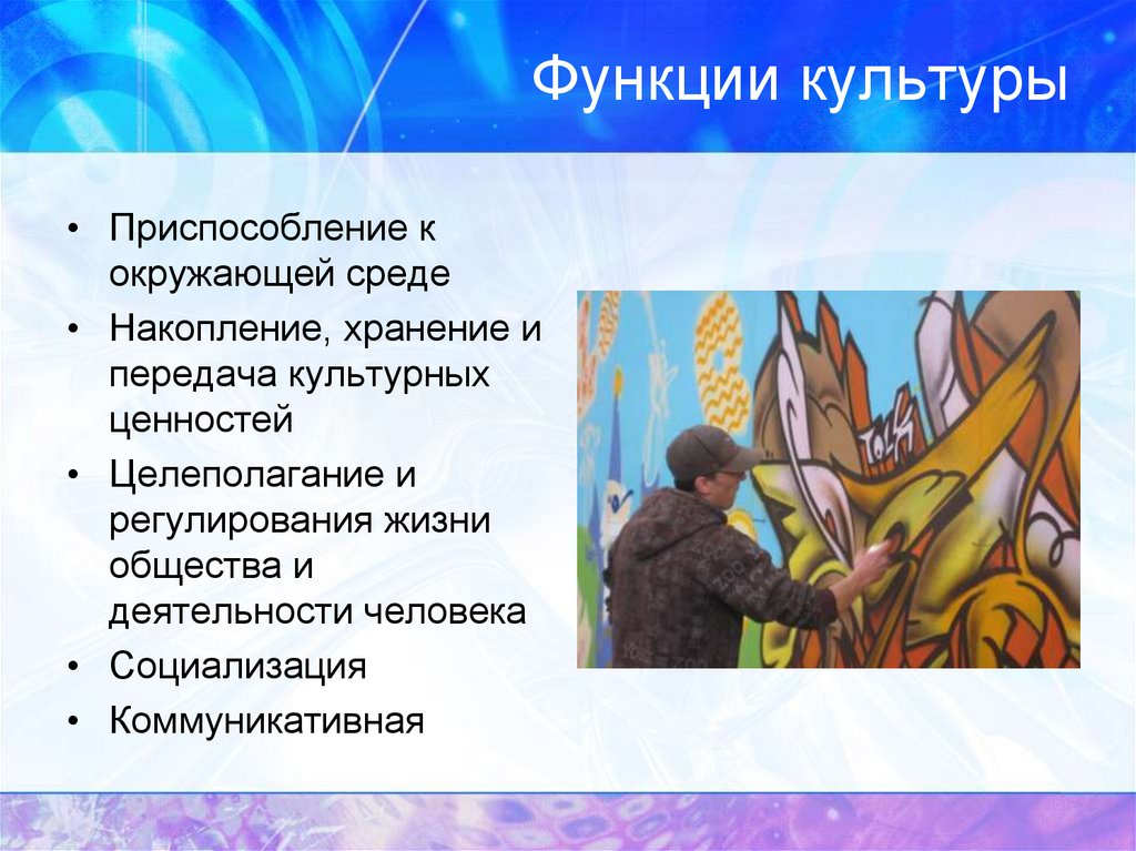 Функции культуры