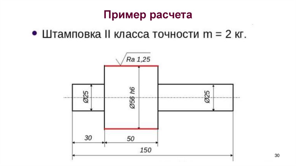 Пример расчета