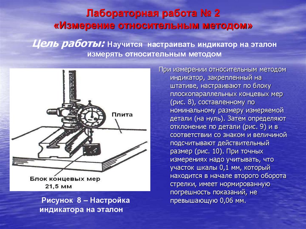 Лабораторная работа № 2 «Измерение относительным методом»