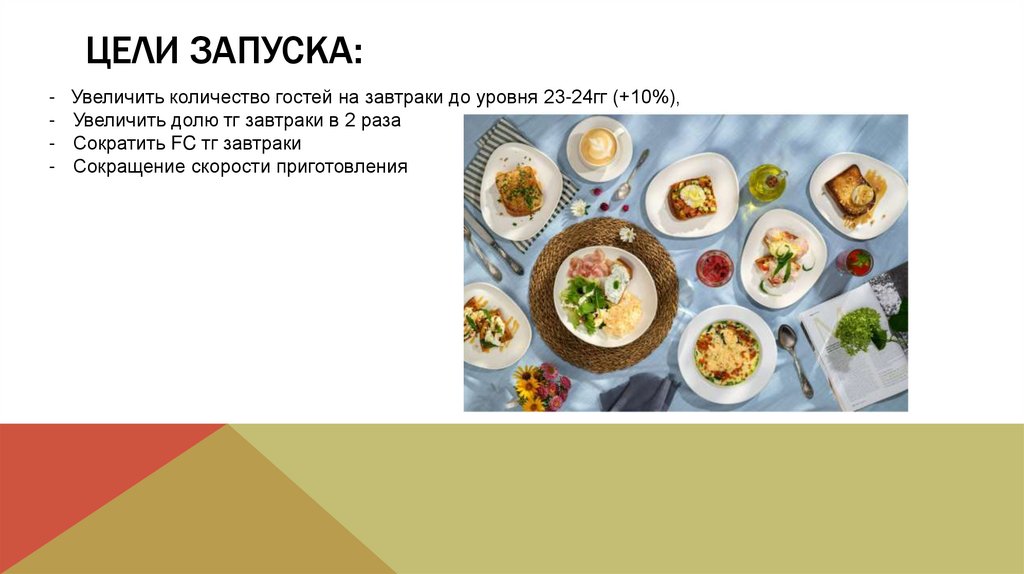 Цели запуска: