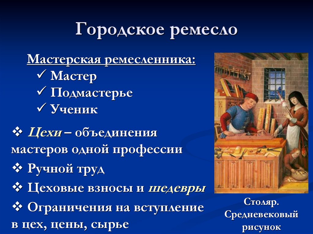 Городское ремесло