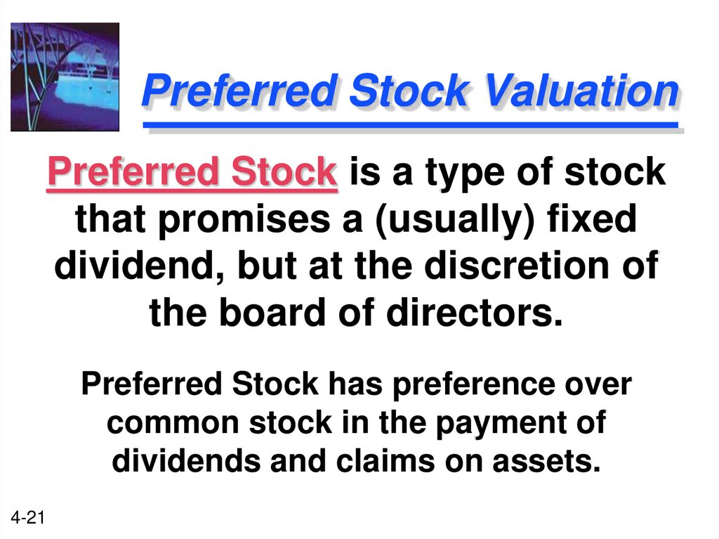 Preferred Stock Valuation