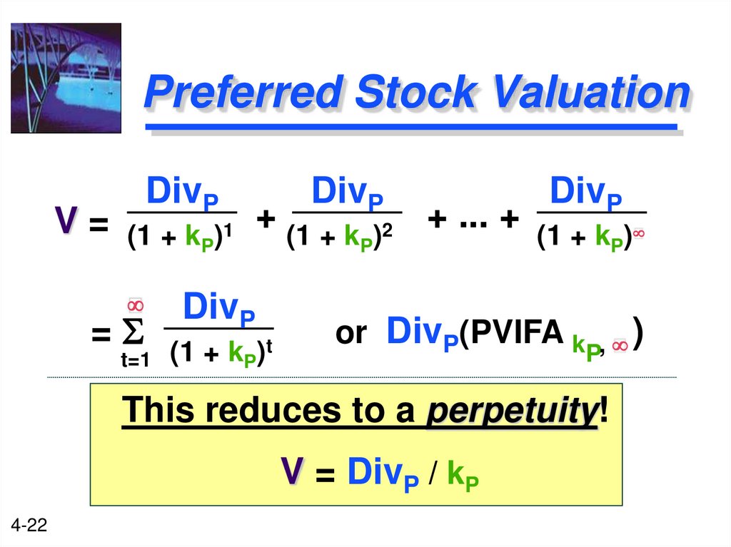Preferred Stock Valuation