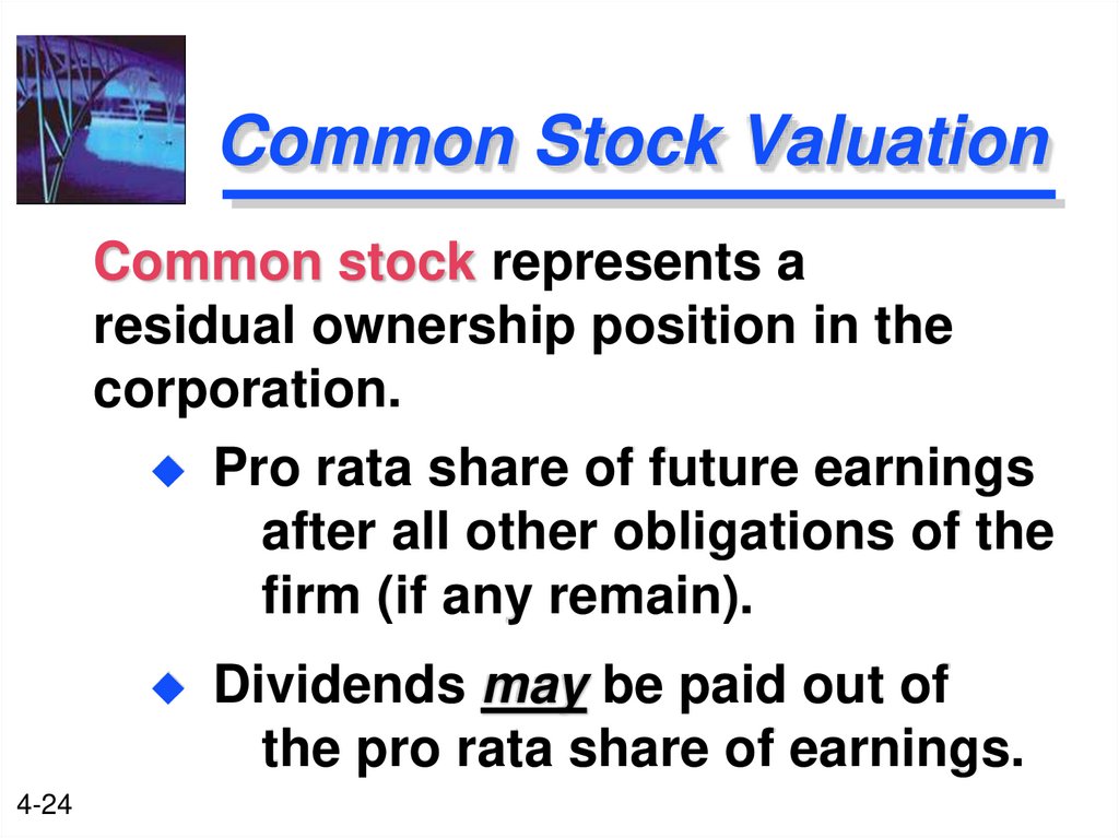 Common Stock Valuation