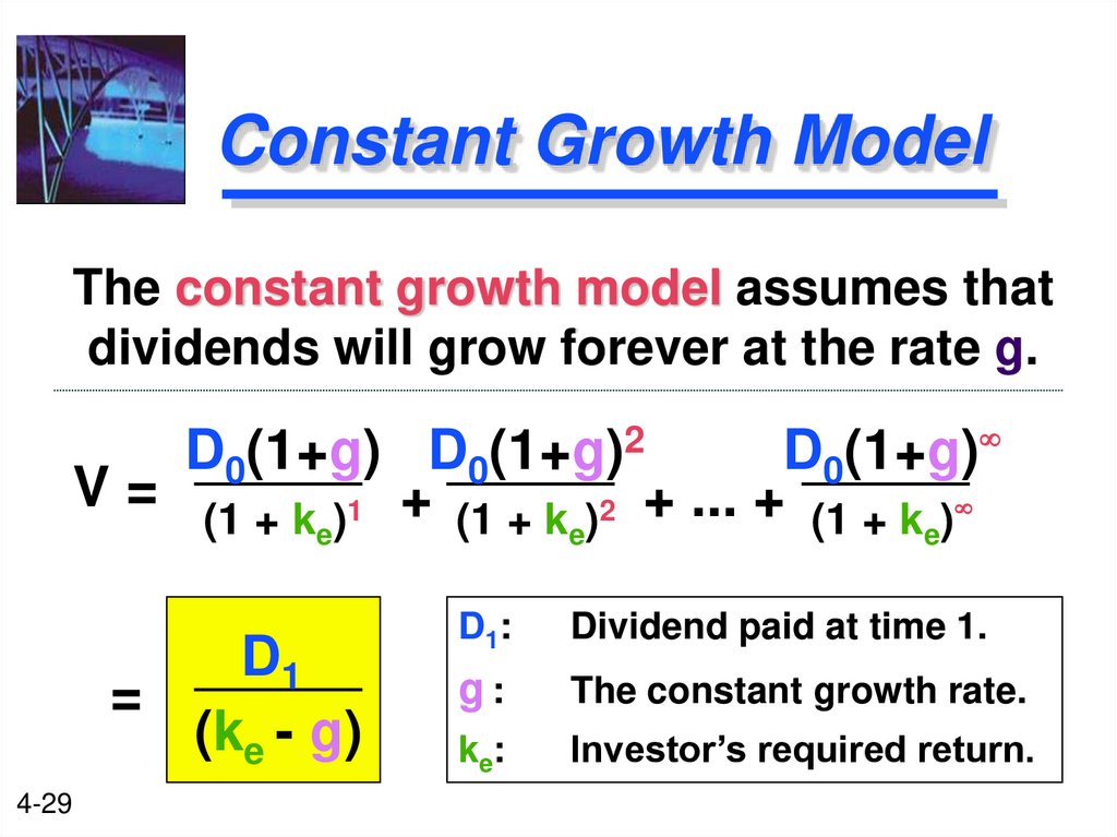 Constant Growth Model