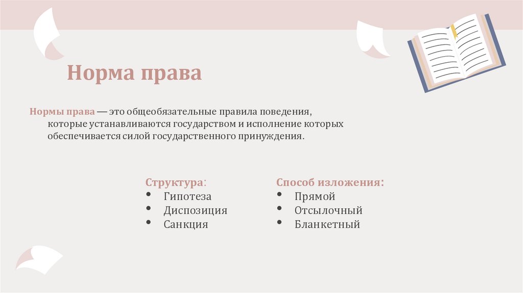 Норма права