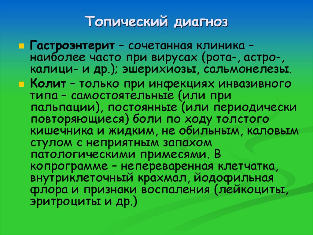 Топический диагноз