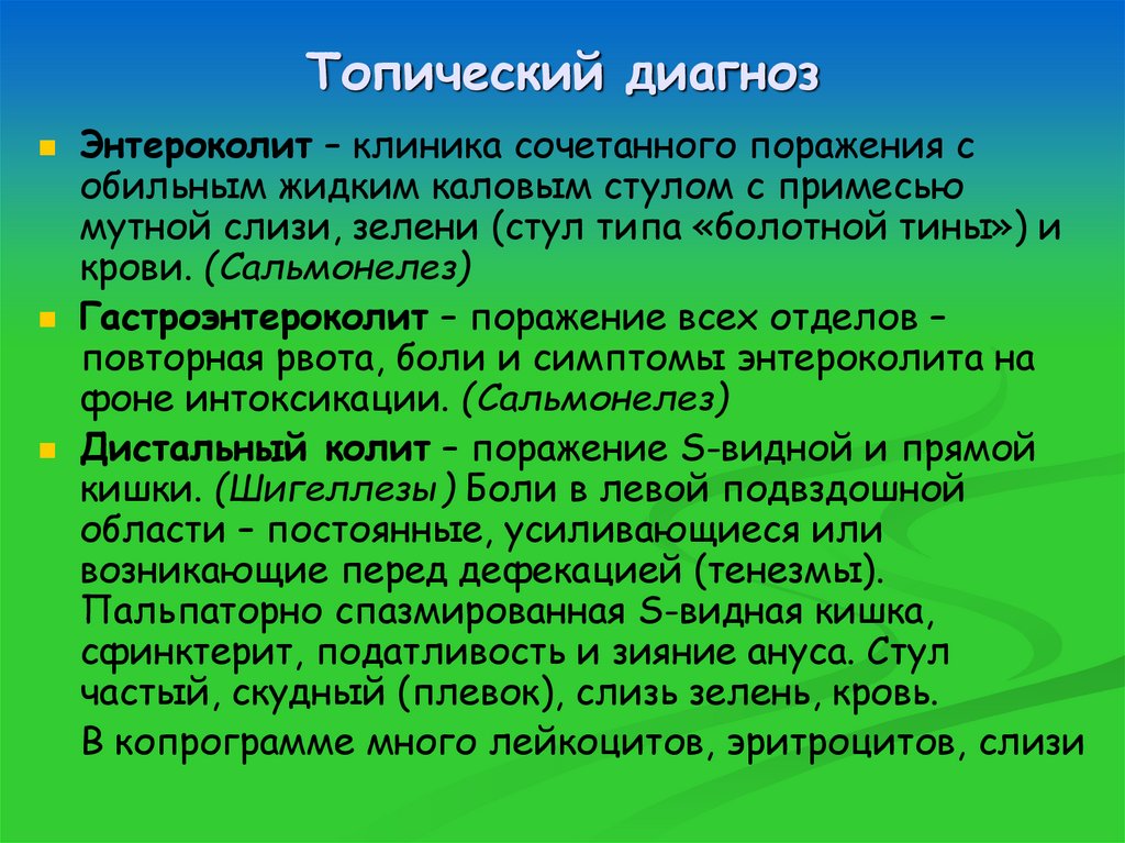 Топический диагноз