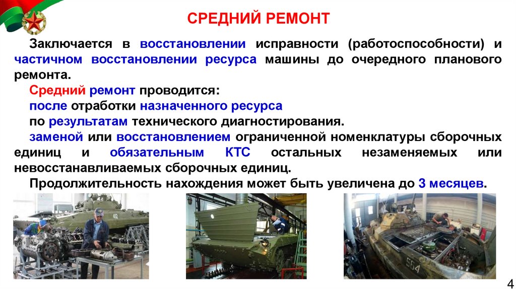 СРЕДНИЙ РЕМОНТ