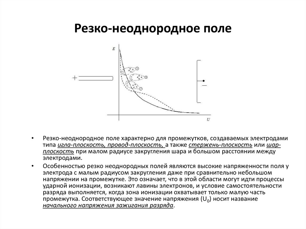 Резко-неоднородное поле