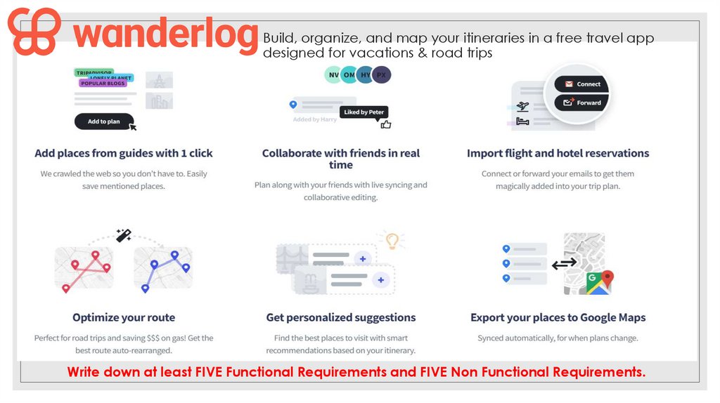 Build, organize, and map your itineraries in a free travel app designed for vacations & road trips