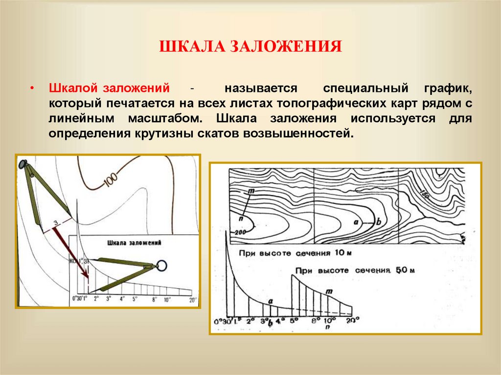 ШКАЛА ЗАЛОЖЕНИЯ
