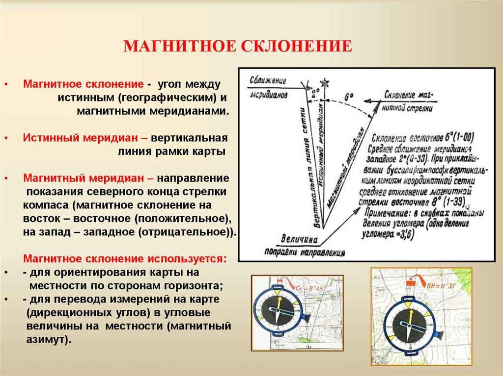 МАГНИТНОЕ СКЛОНЕНИЕ