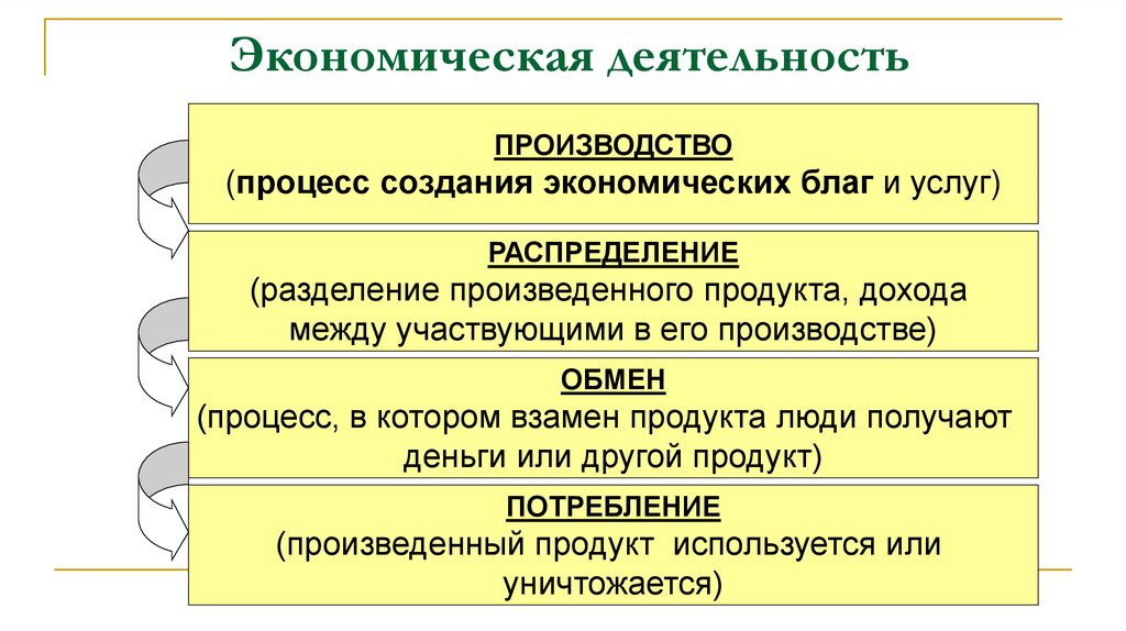 Экономическая деятельность