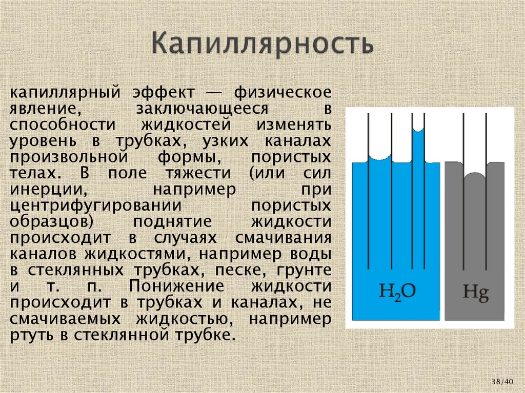 Капиллярность