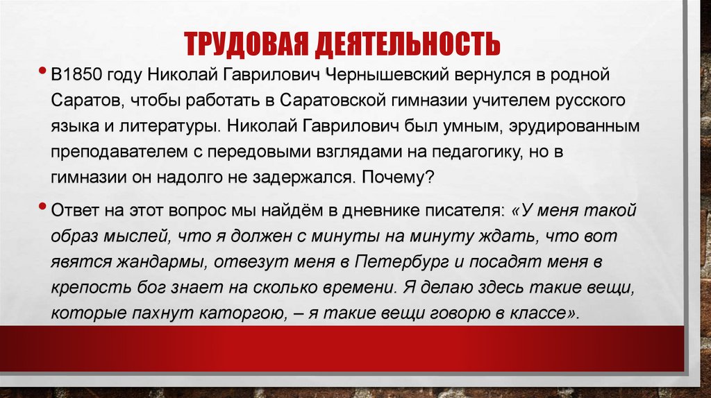 Трудовая деятельность