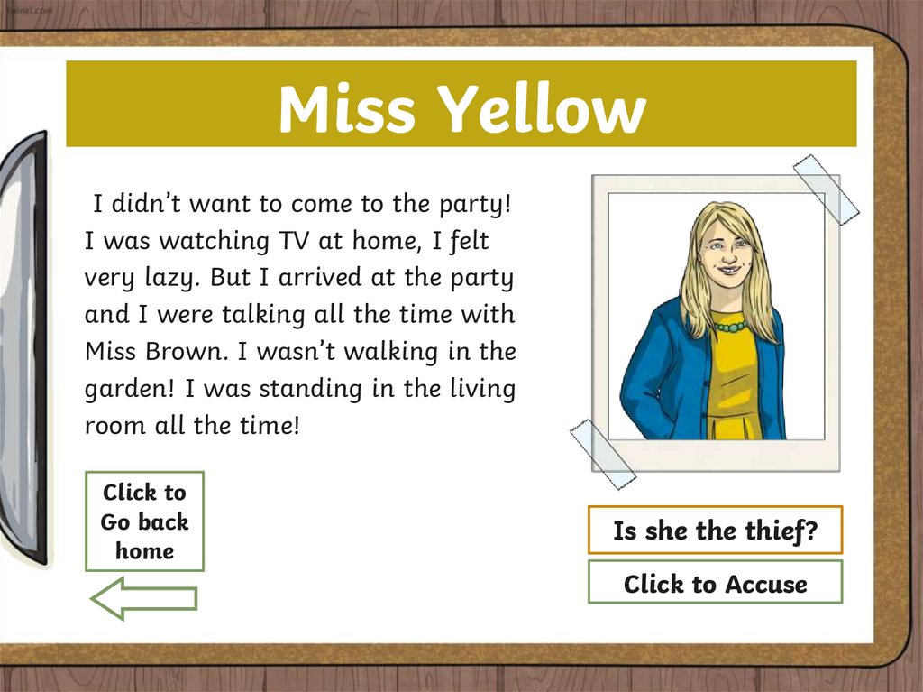 Click on a character to read their alibi