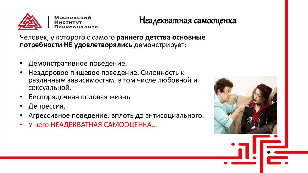 Неадекватная самооценка