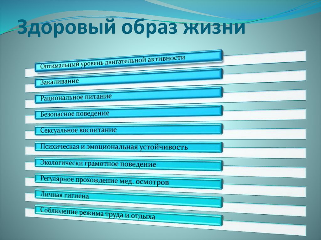 Здоровый образ жизни