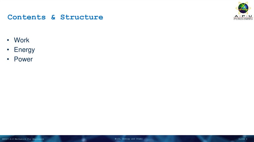 Contents & Structure