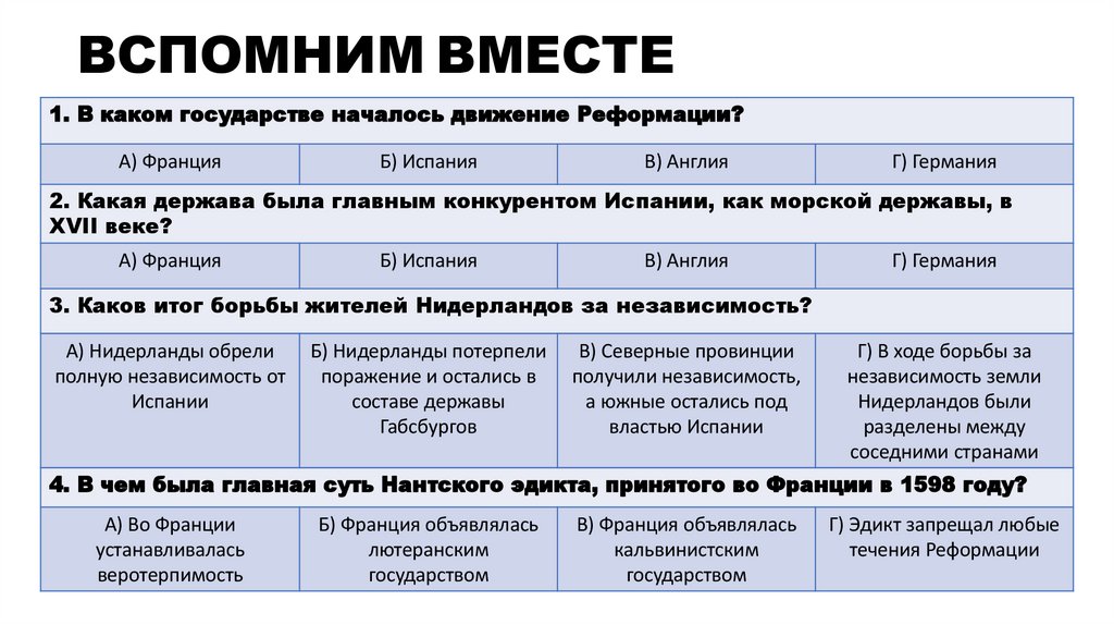 ВСПОМНИМ ВМЕСТЕ