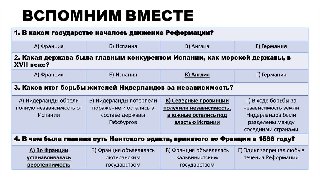 ВСПОМНИМ ВМЕСТЕ