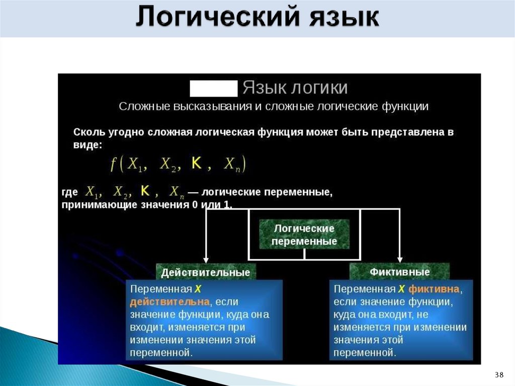 Логический язык