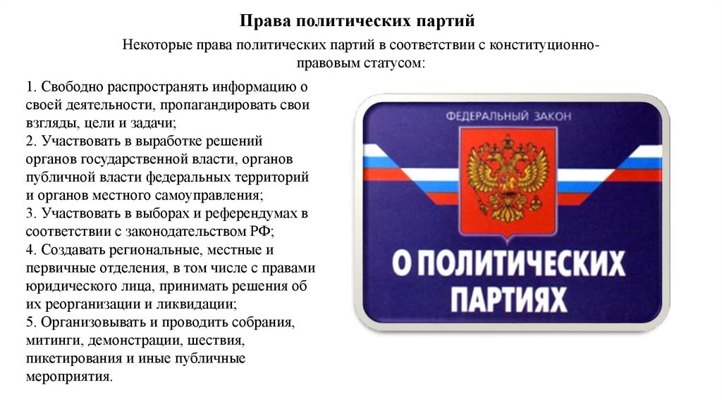 Права политических партий