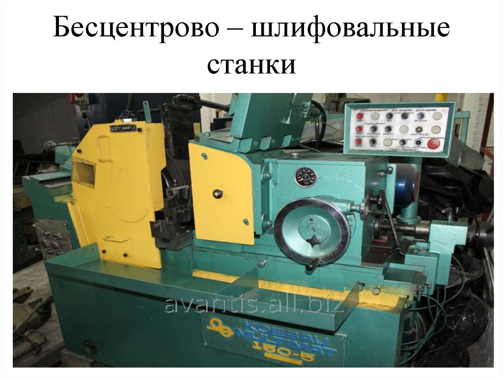 Бесцентрово – шлифовальные станки
