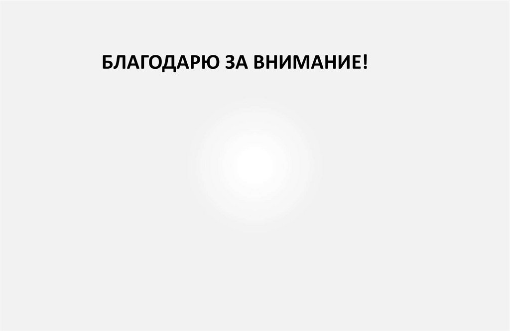 Благодарю за внимание!